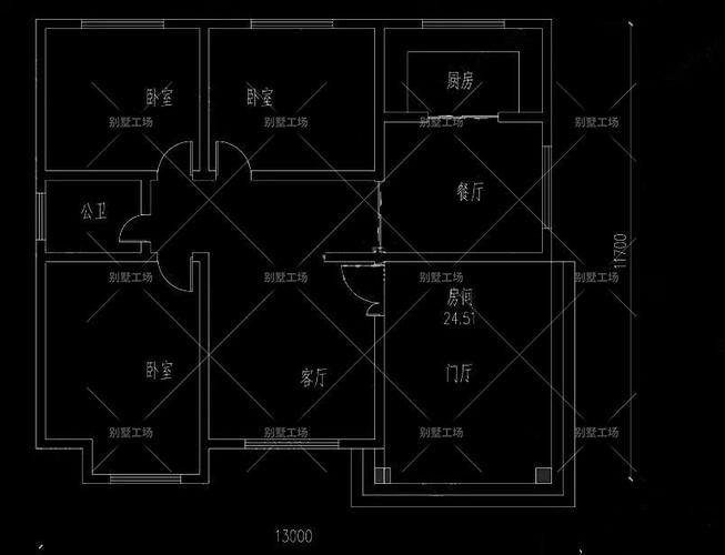  3间屋的图纸设计图「3间屋的图纸设计图怎么画」-第3张图片-室内构图家装