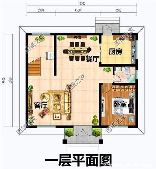 百平米的房子图 百平米房屋设计图-第1张图片-室内构图家装