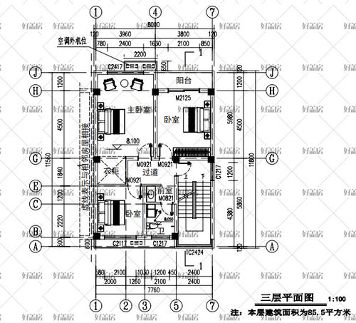  自建房设计图60平「自建房设计图60平方多少钱」-第2张图片-室内构图家装