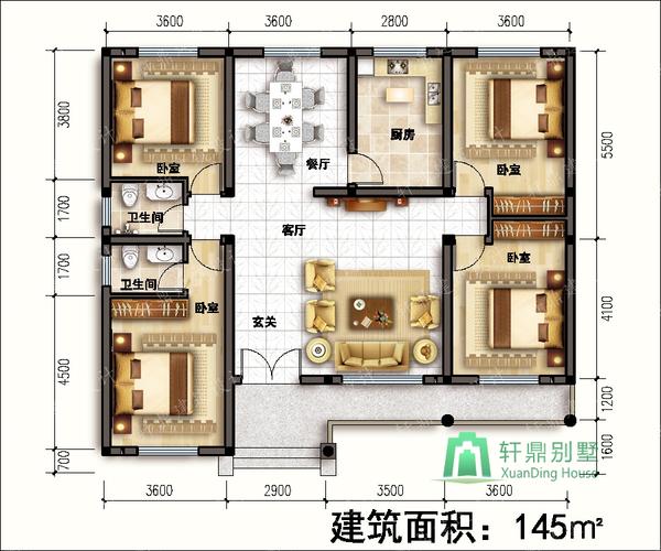 一层房屋设计图免费下载-第1张图片-室内构图家装