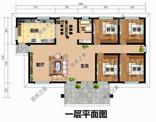 一层房屋设计图免费下载-第2张图片-室内构图家装