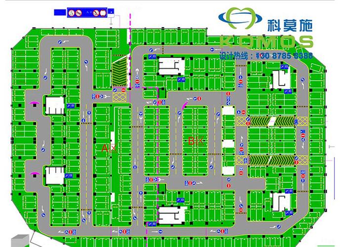 花园停车场布局设计图_花园停车区-第2张图片-室内构图家装