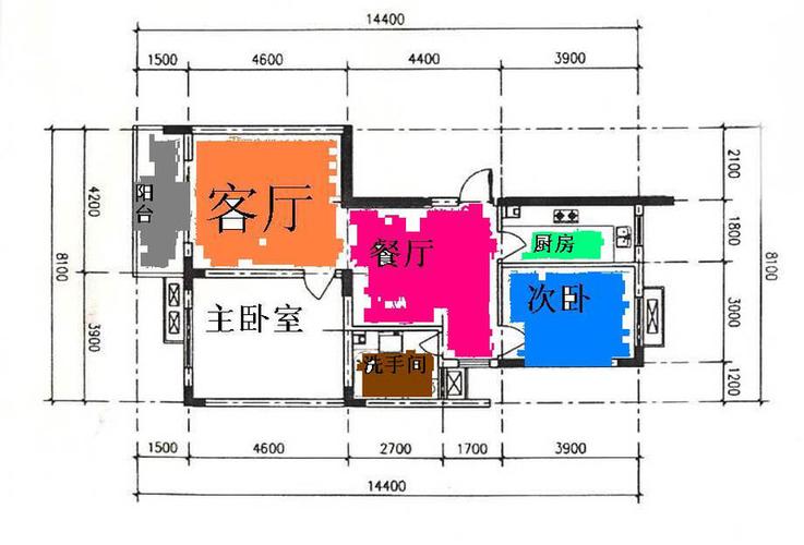 两房变三房户型图 客厅改房间 两房变三房装修设计图-第2张图片-室内构图家装