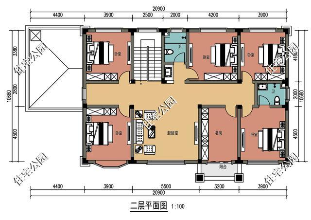 宅基地平面设计图-第2张图片-室内构图家装