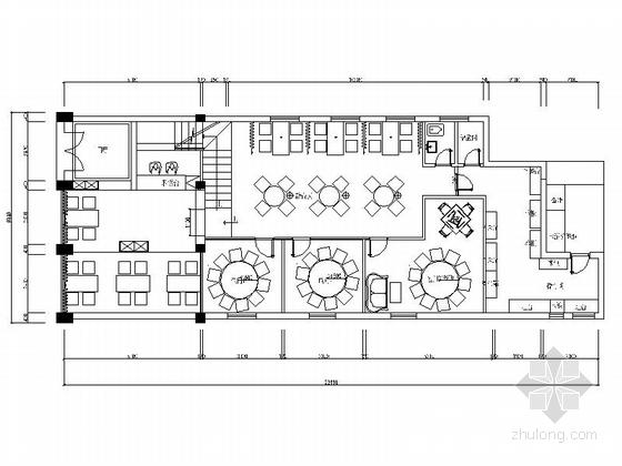 餐厅大厅设计平面图-餐馆大厅设计图-第3张图片-室内构图家装