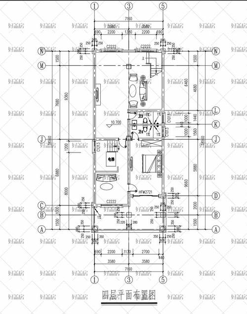 8长15宽米3层设计图_长8米宽15米农村户型图-第2张图片-室内构图家装