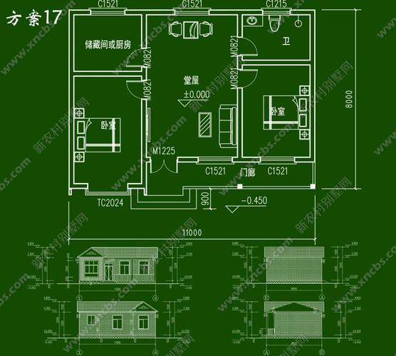 单间农村房子设计图（农村单间建房子设计图）-第2张图片-室内构图家装