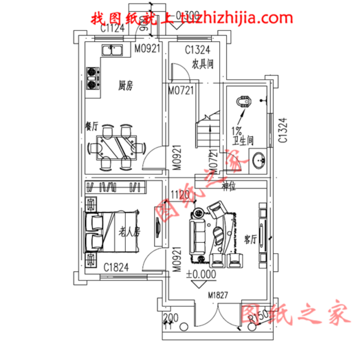 70平米建房子设计图（70平方米建房怎么设计）-第2张图片-室内构图家装