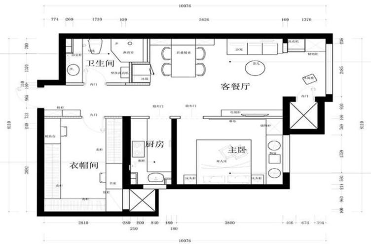 85平米房屋如何设计图_85平方套房怎样设计-第1张图片-室内构图家装