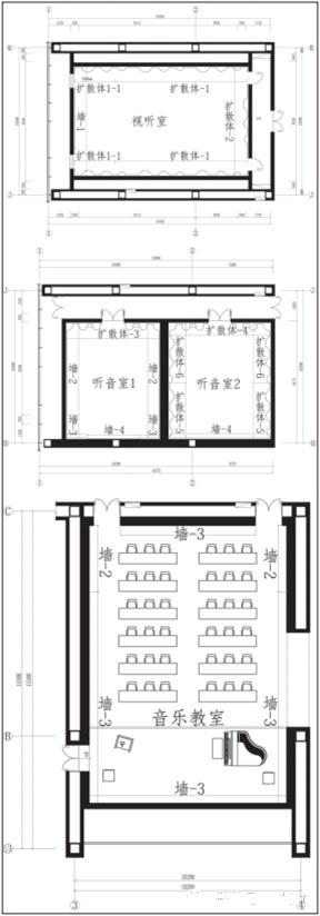 音乐教室设计图_音乐教室设计平面图-第3张图片-室内构图家装