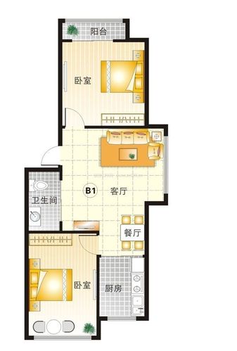 长方形小户型房屋设计-小户型长方形屋顶设计图-第3张图片-室内构图家装