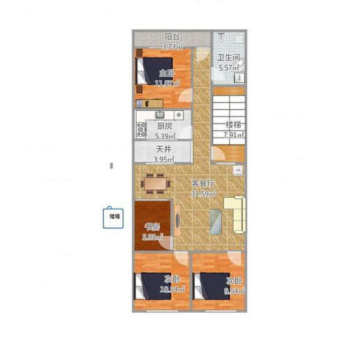 长方形小户型房屋设计-小户型长方形屋顶设计图-第2张图片-室内构图家装