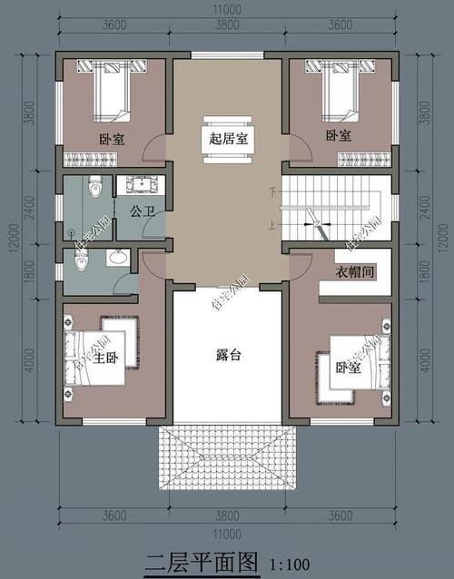 凹字型房屋设计风格-凹字型住房设计图-第2张图片-室内构图家装