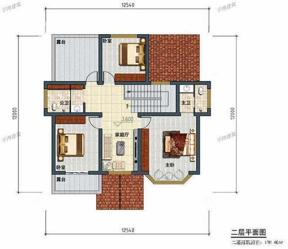 两层楼格局设计图片大全-两层楼格局设计图-第3张图片-室内构图家装