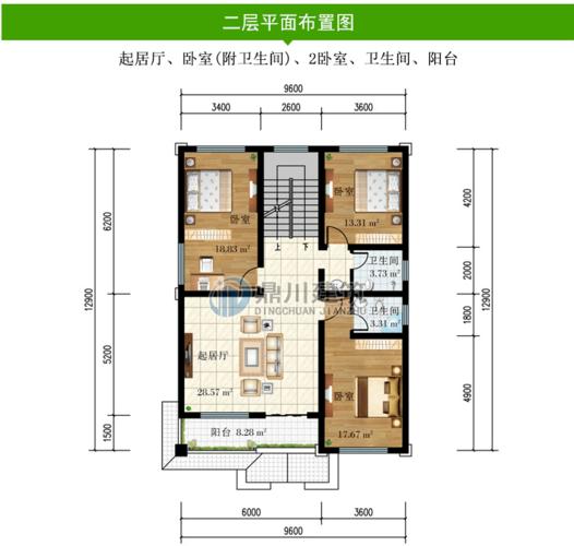 农村9米x9米自建房设计图 农村98米自建房设计图-第2张图片-室内构图家装