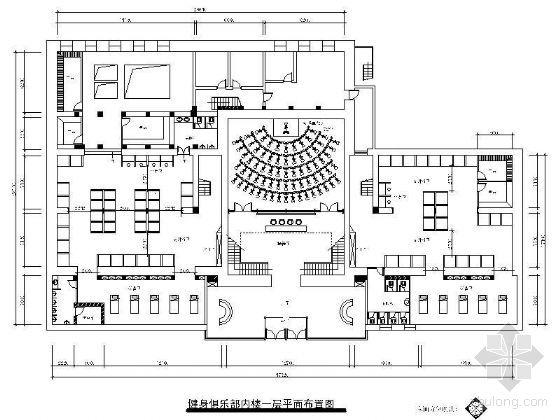 健身房正方形设计图（健身房室内平面图）-第3张图片-室内构图家装