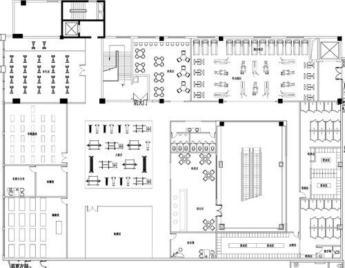 健身房正方形设计图（健身房室内平面图）-第1张图片-室内构图家装
