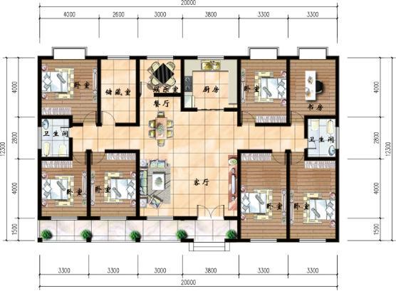 双面平房设计图（双面平房设计图片大全）-第2张图片-室内构图家装