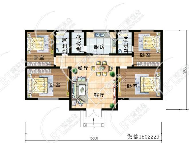 农村宅基地住宅一层设计图 宅基地一楼设计图-第3张图片-室内构图家装