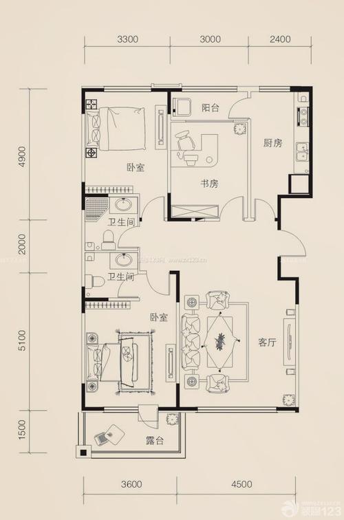  110平方主体设计图「110平米房子设计图纸」-第1张图片-室内构图家装