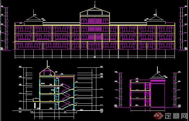 小学建筑图画-小学建筑设计图大全-第3张图片-室内构图家装