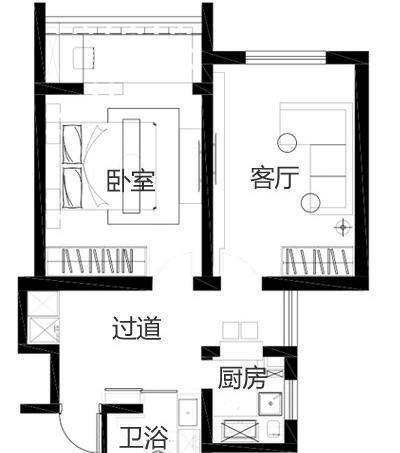 60个平方房屋设计图,60个平方房屋设计图怎么画 -第3张图片-室内构图家装