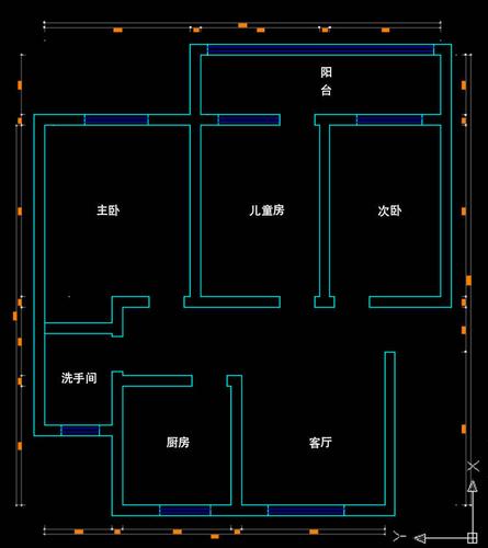 75平米的旧房改造设计图,75平老房子如何改造 -第2张图片-室内构图家装