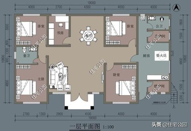 农村3字形房子设计图,农村三字标语 -第3张图片-室内构图家装