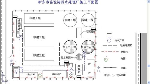 污水处理厂工程图 污水处理厂平面图设计图-第1张图片-室内构图家装