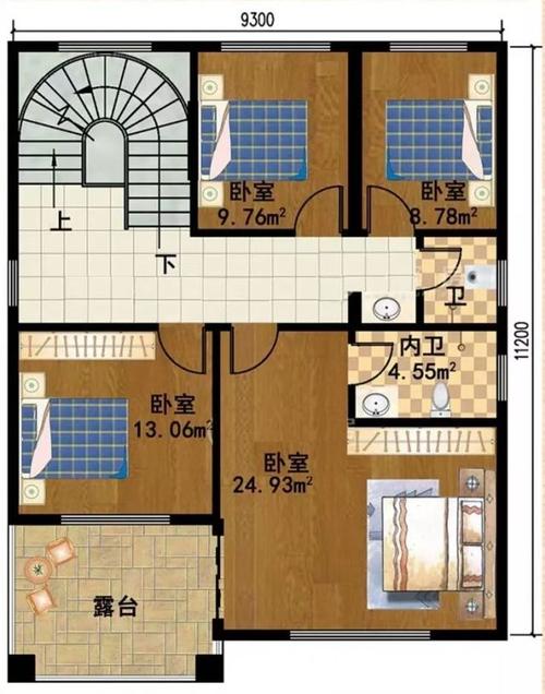 815米房屋设计图-第3张图片-室内构图家装