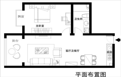 55平方3房设计图,55平方房子平面图 -第3张图片-室内构图家装