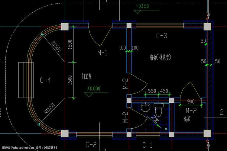 内卫与外卫的设计图纸-第2张图片-室内构图家装