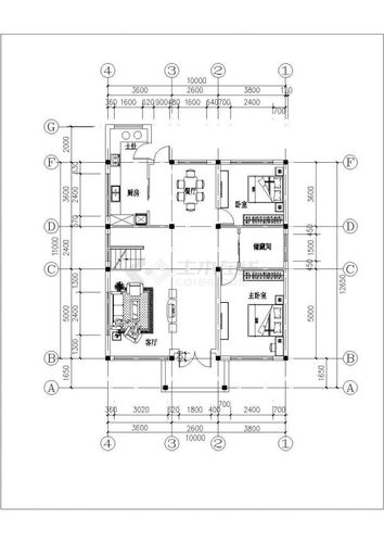 农村建筑物平面设计图,农村建筑物平面设计图片 -第3张图片-室内构图家装