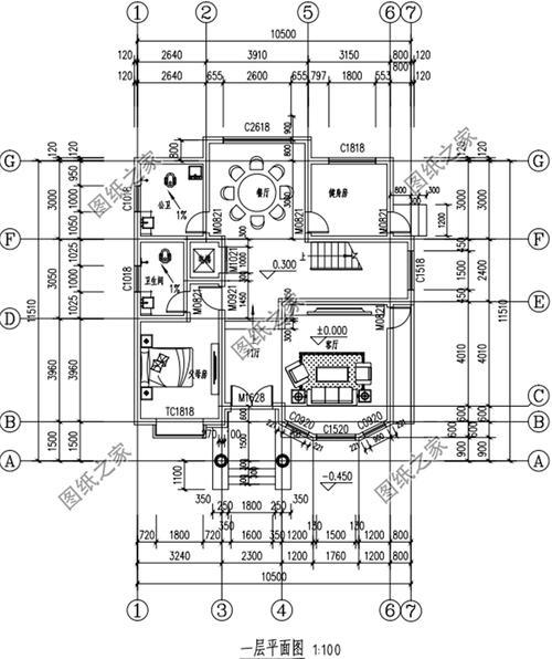  110平方的平面设计图「110平方米的房子设计图」-第2张图片-室内构图家装