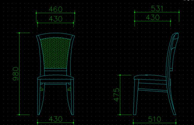餐椅设计图_餐椅设计图纸大全-第2张图片-室内构图家装
