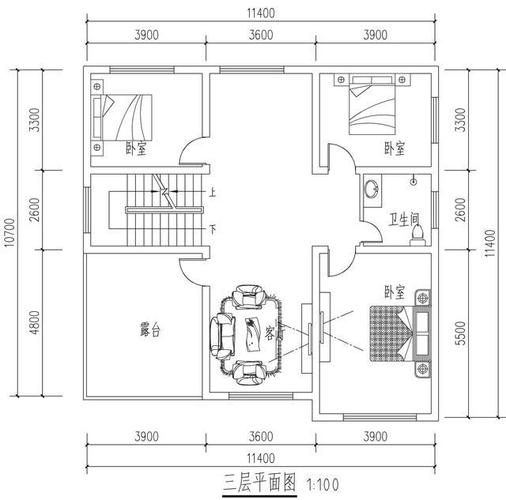 11x11自建房设计图,11*11自建房设计图 -第3张图片-室内构图家装