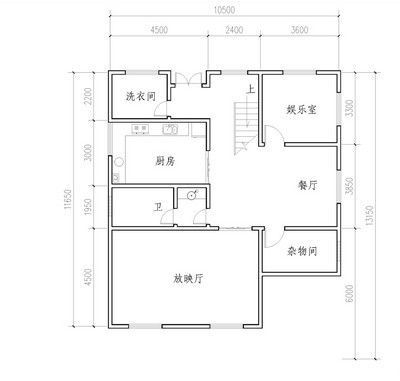  二楼民房平面设计图「二楼民房平面设计图大全」-第2张图片-室内构图家装