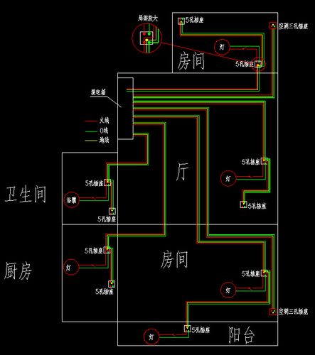 新房电线设计图纸-第2张图片-室内构图家装