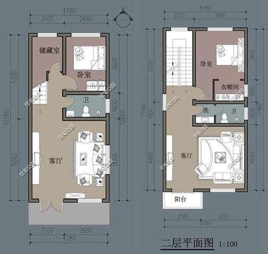 农村48平米房屋设计图-第2张图片-室内构图家装