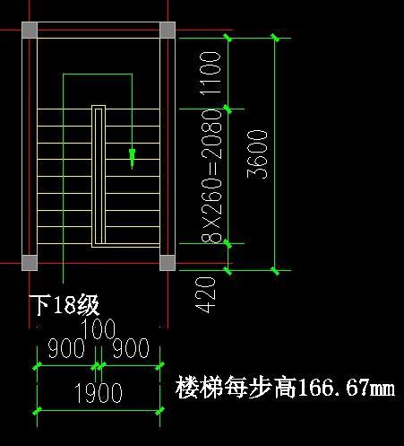 3米高楼梯台阶设计图-第2张图片-室内构图家装