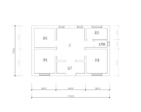  六间房子设计图平面图「六间房子设计图平面图 新农村」-第1张图片-室内构图家装