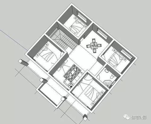  六间房子设计图平面图「六间房子设计图平面图 新农村」-第2张图片-室内构图家装