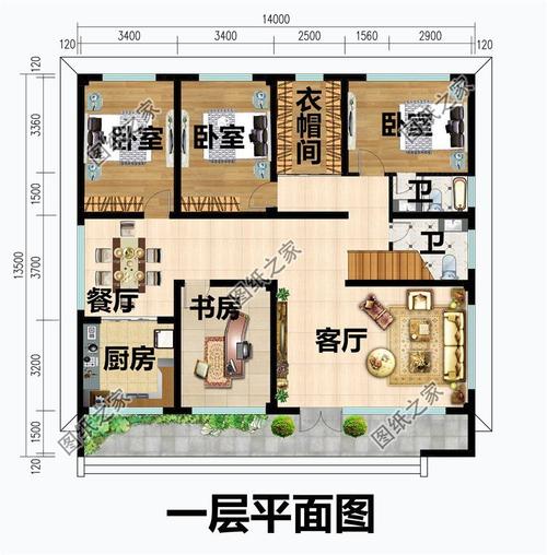  六间房子设计图平面图「六间房子设计图平面图 新农村」-第3张图片-室内构图家装