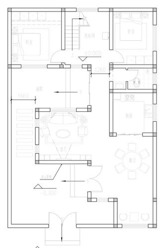 徽派自建房80平米平面图-要求徽派自建房房屋设计图-第2张图片-室内构图家装