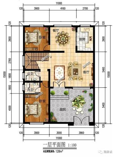 徽派自建房80平米平面图-要求徽派自建房房屋设计图-第3张图片-室内构图家装