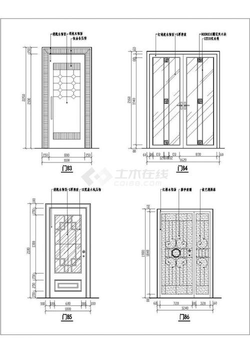 门太小怎么设计图纸-第2张图片-室内构图家装