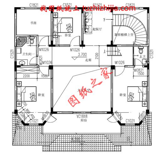 两百平方米的房子设计图两层半-第3张图片-室内构图家装