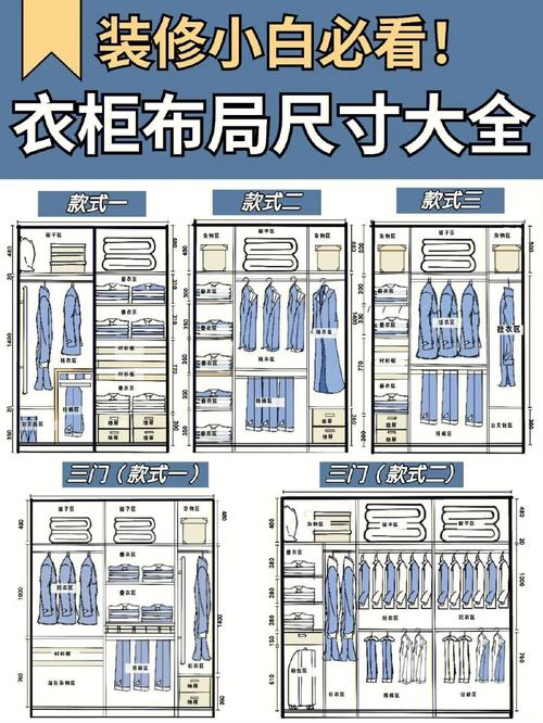 大衣柜内部尺寸图设计图-第2张图片-室内构图家装