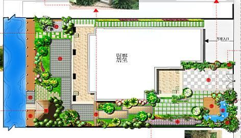 露天花园平面图 露天小花园设计图-第3张图片-室内构图家装