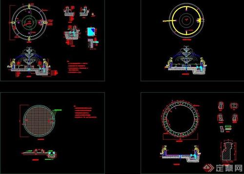 欧式喷泉广场设计图_欧式喷泉广场设计图纸-第2张图片-室内构图家装